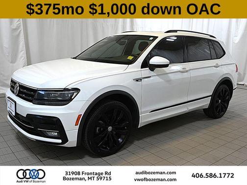 Pure White 2021 Volkswagen Tiguan 2.0T SEL R-Line 4MOTION