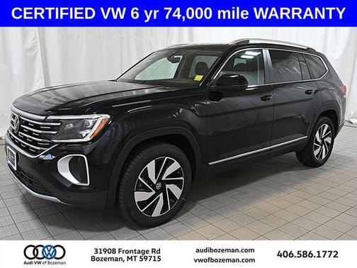 deep black pearl 2026 Volkswagen Atlas 2.0T SEL