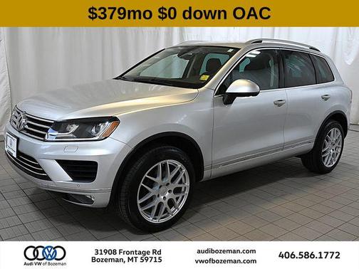 Reflex Silver Metallic 2017 Volkswagen Touareg V6 Sport w/Technology