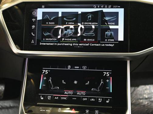 Black Metallic 2025 Audi A6 Premium 55 TFSI quattro S tronic