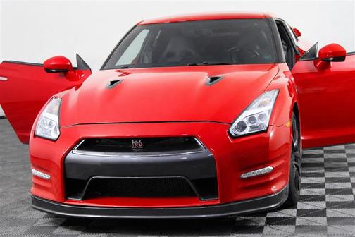 Solid Red 2015 Nissan GT-R Premium