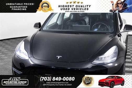 Solid Black 2020 Tesla Model 3 Standard Range Plus