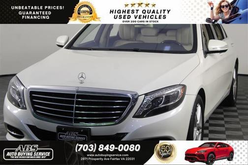 designo Diamond White 2015 Mercedes-Benz S-Class S 550
