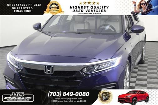 Obsidian Blue Pearl 2020 Honda Accord LX 1.5T