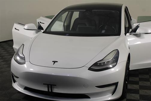 Pearl White Multi-Coat 2020 Tesla Model 3 Long Range