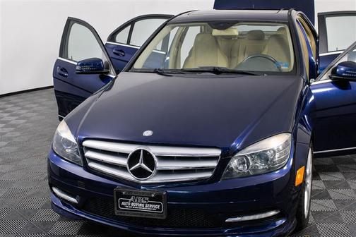Blue 2011 Mercedes-Benz C-Class C 300