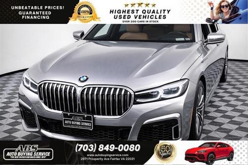 Glacier Silver Metallic 2020 BMW 750 i xDrive