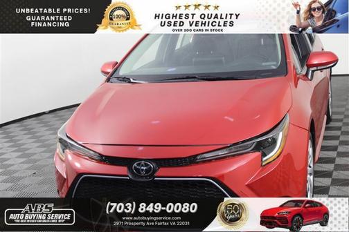 Barcelona Red Metallic 2020 Toyota Corolla LE