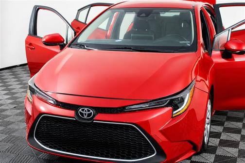 Barcelona Red Metallic 2020 Toyota Corolla LE
