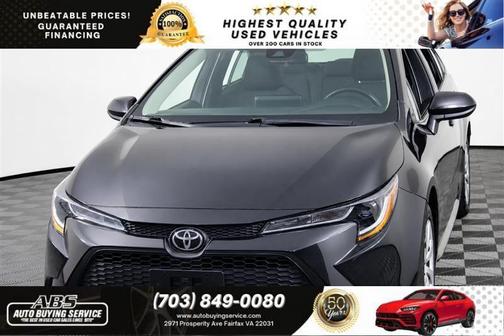 Black Sand Pearl 2022 Toyota Corolla LE