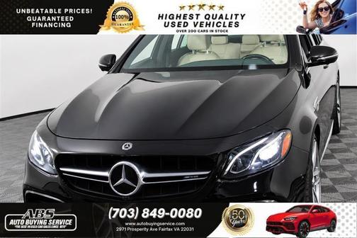 Black 2018 Mercedes-Benz AMG E 63 S 4MATIC