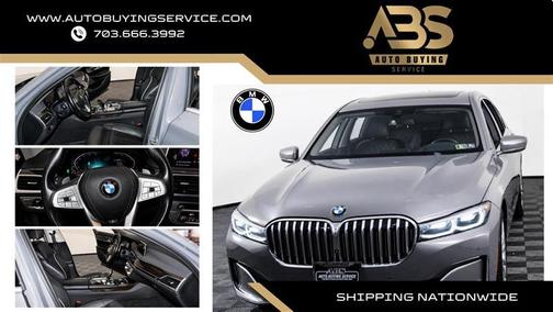Grey 2022 BMW 740 i xDrive