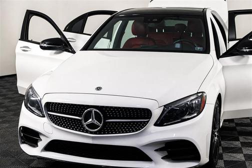 White 2019 Mercedes-Benz C-Class C 300 4MATIC