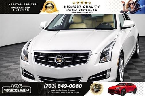 White Diamond Tricoat 2013 Cadillac ATS 2.5L Luxury
