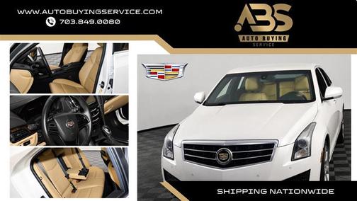 White Diamond Tricoat 2013 Cadillac ATS 2.5L Luxury