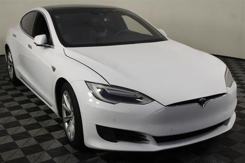 Solid White 2016 Tesla Model S 75D