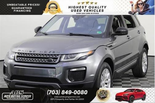 2018 Land Rover Range Rover Evoque SE