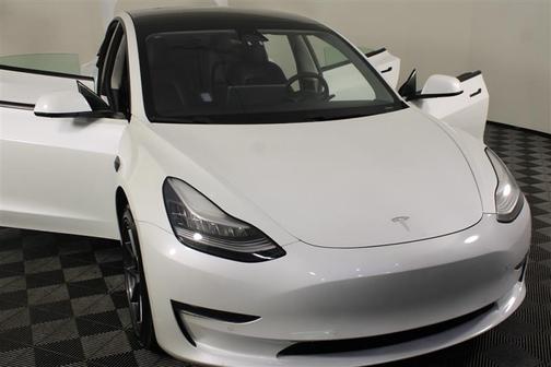 Pearl White Multi-Coat 2021 Tesla Model 3 Standard Range Plus