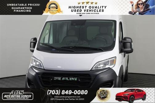 Bright White Clearcoat 2023 RAM ProMaster 2500 High Roof