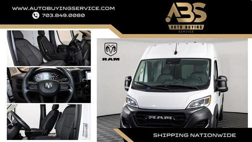 Bright White Clearcoat 2023 RAM ProMaster 2500 High Roof