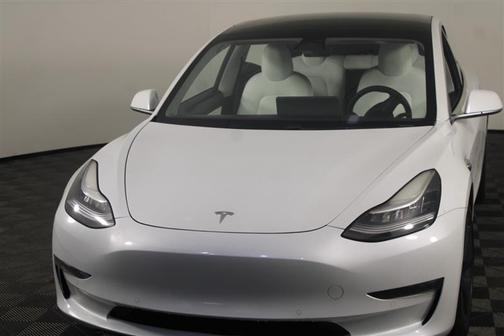Pearl White Multi-Coat 2020 Tesla Model 3 Long Range