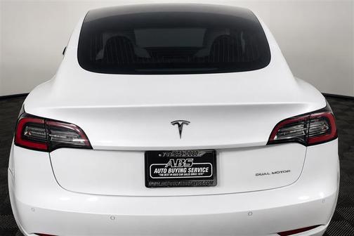 Pearl White Multi-Coat 2020 Tesla Model 3 Long Range