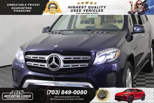 Lunar Blue Metallic 2017 Mercedes-Benz GLS 450 4MATIC