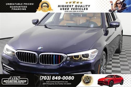 Blue 2018 BMW 530 xDrive