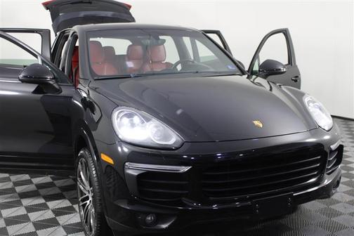 Black 2017 Porsche Cayenne Platinum Edition