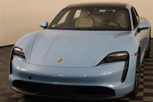 Blue 2022 Porsche Taycan