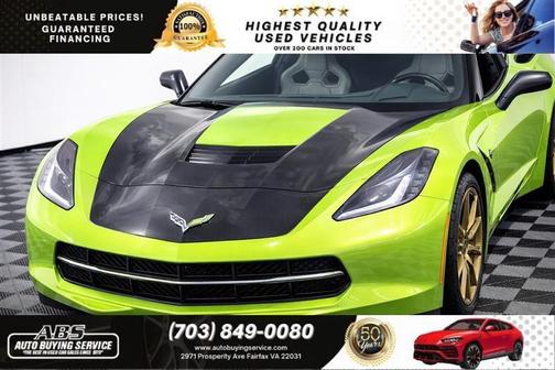 Corvette Racing Yellow Tintcoat 2016 Chevrolet Corvette Stingray