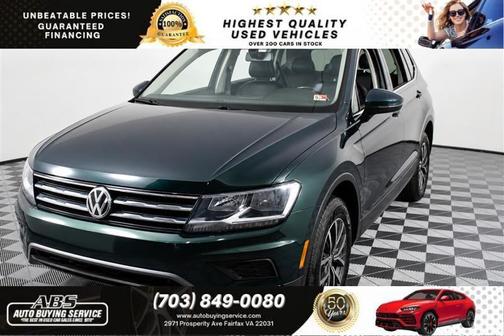 Dark Moss Green Metallic 2019 Volkswagen Tiguan 2.0T SE 4MOTION
