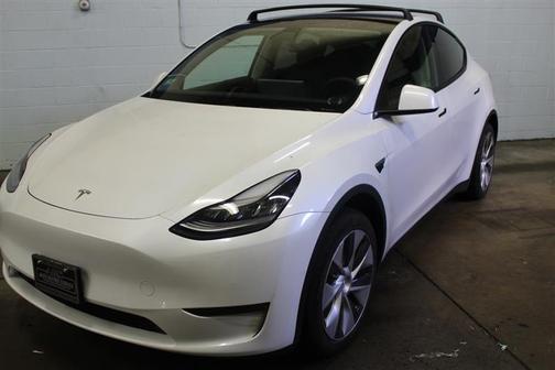 Pearl White Multi-Coat 2020 Tesla Model Y Long Range Dual Motor All-Wheel Drive