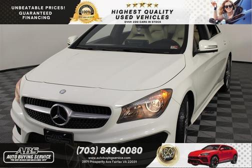 Cirrus White 2016 Mercedes-Benz CLA-Class 4MATIC
