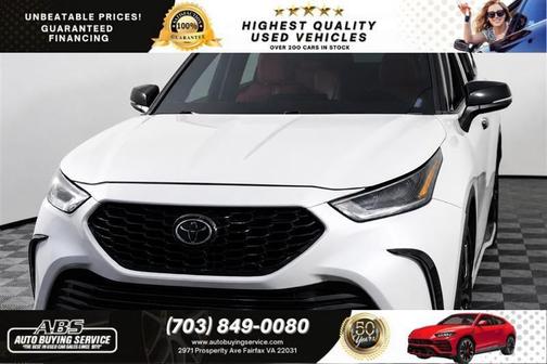 Blizzard Pearl 2021 Toyota Highlander XSE