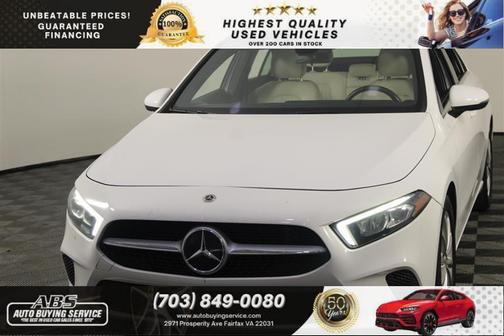 Digital White Metallic 2019 Mercedes-Benz A-Class A 220