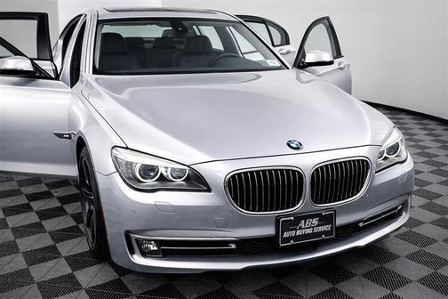 Silver 2011 BMW 740 740i