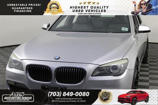 Silver 2011 BMW 740 740i