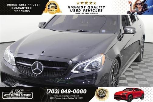 Black 2016 Mercedes-Benz AMG E S 4MATIC