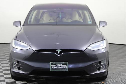 Titanium Metallic 2016 Tesla Model X 90D