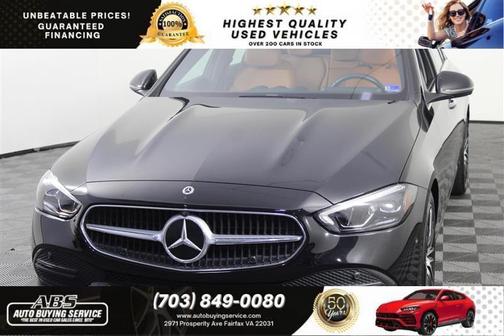 Obsidian Black Metallic 2022 Mercedes-Benz C-Class Sedan