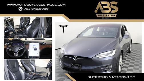Midnight Silver Metallic 2017 Tesla Model X 100D
