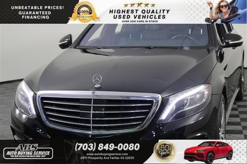 Black 2017 Mercedes-Benz S-Class S 550