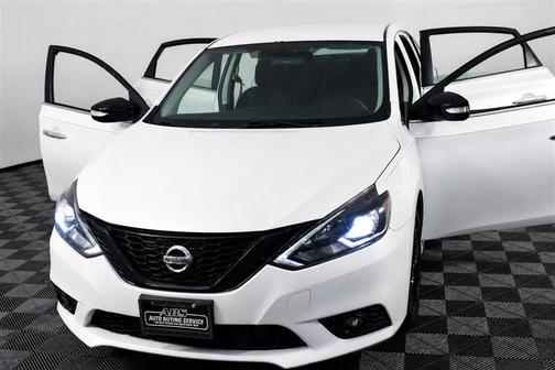 Aspen White 2018 Nissan Sentra SR
