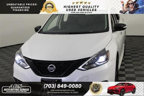 Aspen White 2018 Nissan Sentra SR