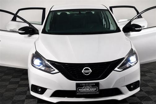 Aspen White 2018 Nissan Sentra SR
