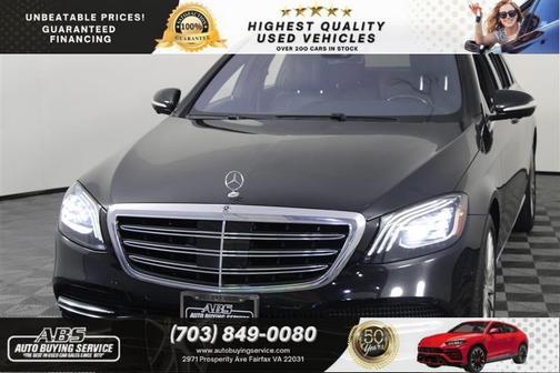 Black 2018 Mercedes-Benz S-Class 4MATIC
