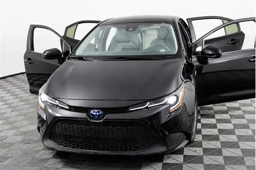 Black Sand Pearl 2021 Toyota Corolla Hybrid LE
