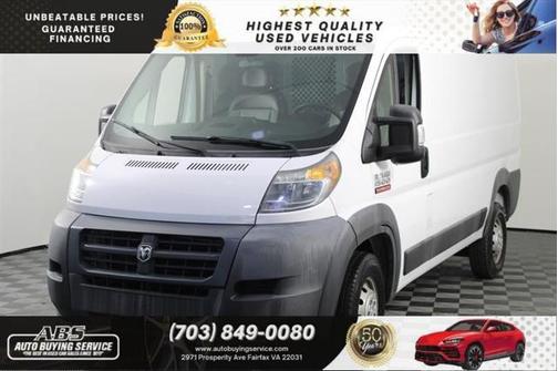 2017 RAM ProMaster 1500 Low Roof