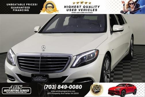 designo Diamond White Metallic 2017 Mercedes-Benz S-Class S 550E PLUG-IN HYBRID
